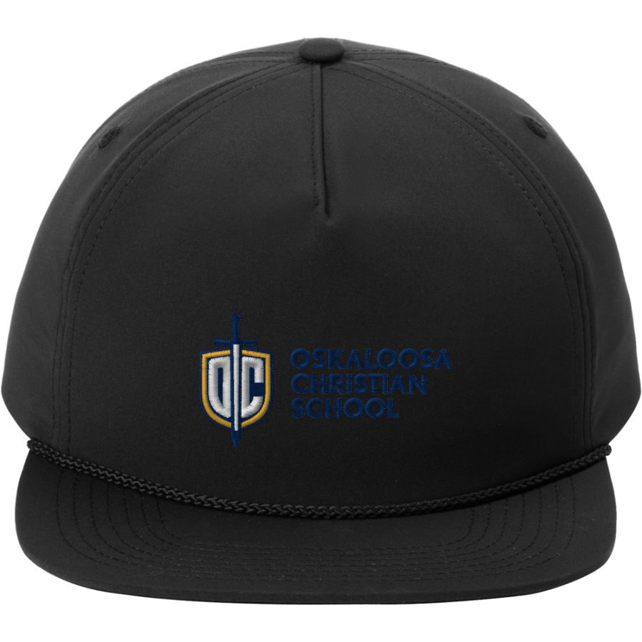 Oskaloosa Christian School Crusaders <span class="pdp-name-mascot">OSKALOOSA CHRISTIAN SCHOOL Crusaders</span> Port Authority 5-Panel Poly Rope Cap