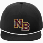 NEW BOSTON HIGH SCHOOL LIONS <span class="pdp-name-mascot">NEW BOSTON LIONS</span> Port Authority 5-Panel Poly Rope Cap Front Thumbnail