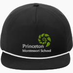 Princeton Montessori School <span class="pdp-name-mascot">Princeton Montessori Deer</span> Port Authority 5-Panel Poly Rope Cap Front Thumbnail
