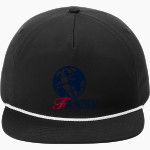 French-American School of New York - Online Store <span class="pdp-name-mascot">French-American School Sharks</span> Port Authority 5-Panel Poly Rope Cap Front Thumbnail