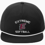 EXTREME SOFTBALL EXTREME SOFTBALL Port Authority 5-Panel Poly Rope Cap Front Thumbnail
