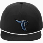 Perry Meridian Falcons Port Authority 5-Panel Poly Rope Cap Front Thumbnail