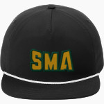 St. Martin of Tours Spartans Port Authority 5-Panel Poly Rope Cap Front Thumbnail