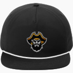 CRANDALL HIGH SCHOOL PIRATES Port Authority 5-Panel Poly Rope Cap Front Thumbnail