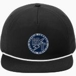 MANHEIM TOWNSHIP HIGH SCHOOL BLUE STREAKS <span class="pdp-name-mascot">MANHEIM TOWNSHIP BLUE STREAKS</span> Port Authority 5-Panel Poly Rope Cap Front Thumbnail