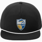 AGOURA HIGH SCHOOL CHARGERS Port Authority 5-Panel Poly Rope Cap Front Thumbnail