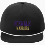 NORWALK COMMUNITY HIGH SCHOOL WARRIORS <span class="pdp-name-mascot">NORWALK WARRIORS</span> Port Authority 5-Panel Poly Rope Cap Front Thumbnail