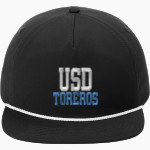 University of San Diego Toreros Port Authority 5-Panel Poly Rope Cap Front Thumbnail