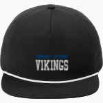 Winnebago Lutheran Vikings Online Store Port Authority 5-Panel Poly Rope Cap Front Thumbnail