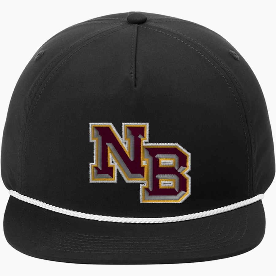 NEW BOSTON HIGH SCHOOL LIONS <span class="pdp-name-mascot">NEW BOSTON LIONS</span> Port Authority 5-Panel Poly Rope Cap