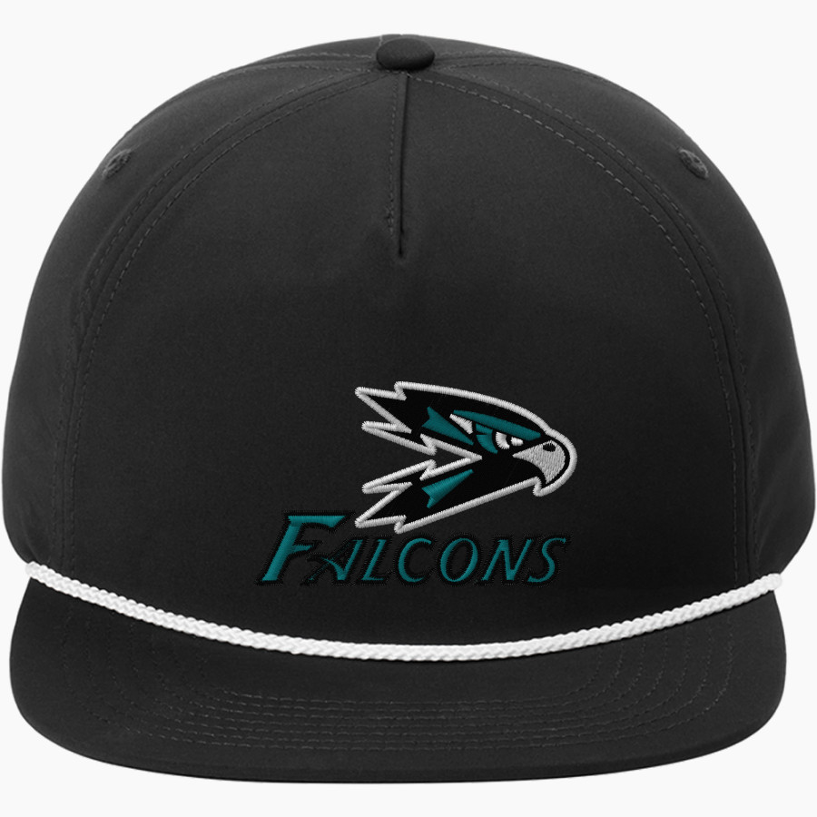 Folsom Lake Falcons Port Authority 5-Panel Poly Rope Cap