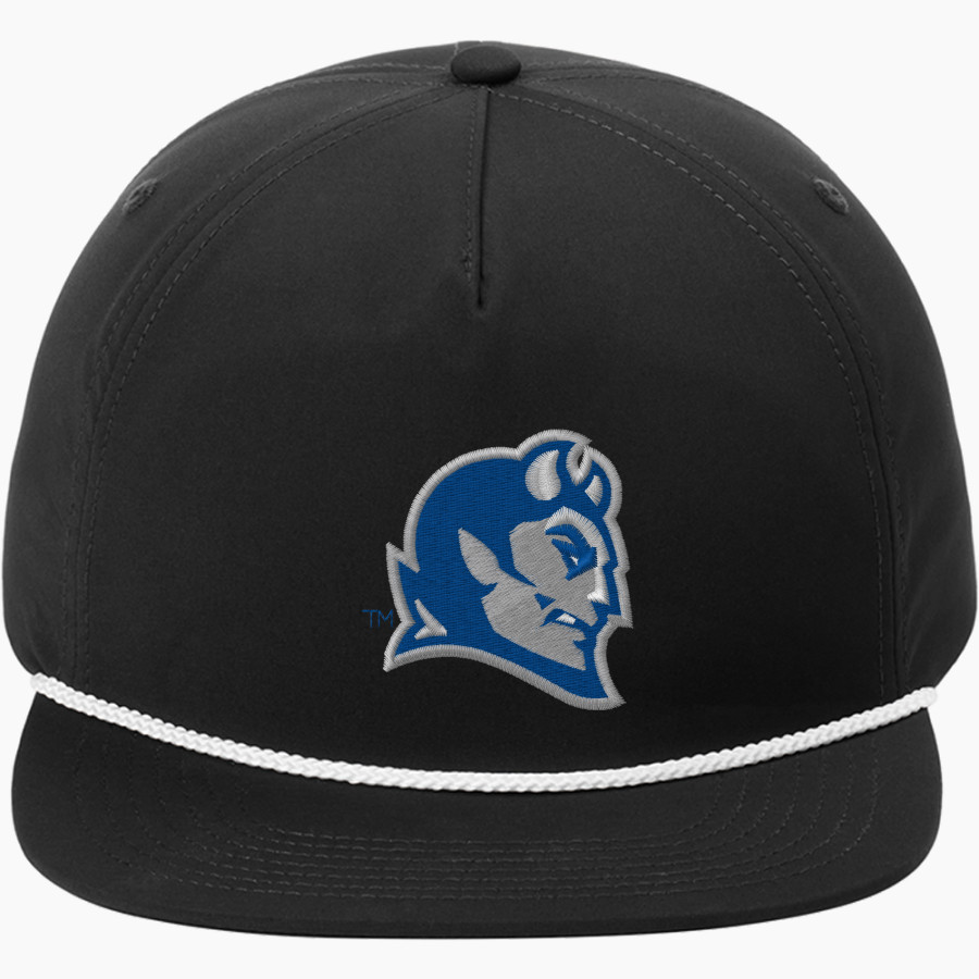 CCSU Blue Devils Port Authority 5-Panel Poly Rope Cap