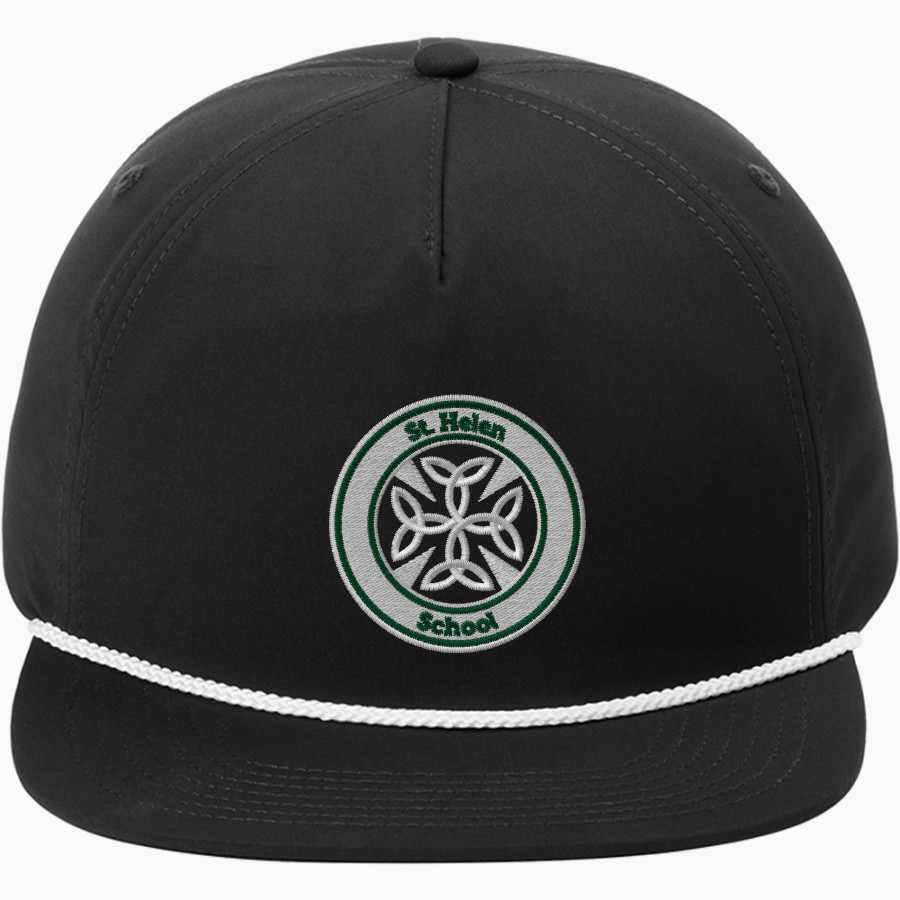 St. Helen Hornets <span class="pdp-name-mascot">St. Helen School Hornets</span> Port Authority 5-Panel Poly Rope Cap