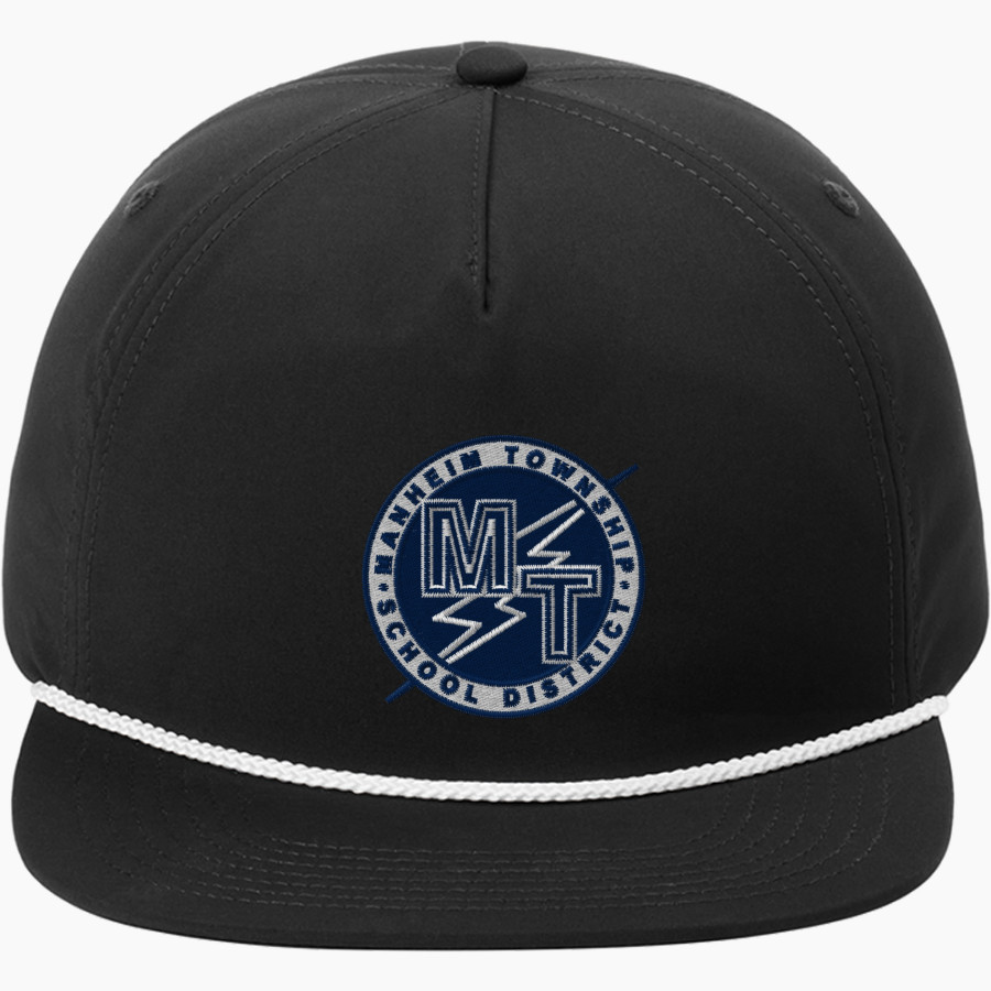 MANHEIM TOWNSHIP HIGH SCHOOL BLUE STREAKS <span class="pdp-name-mascot">MANHEIM TOWNSHIP BLUE STREAKS</span> Port Authority 5-Panel Poly Rope Cap