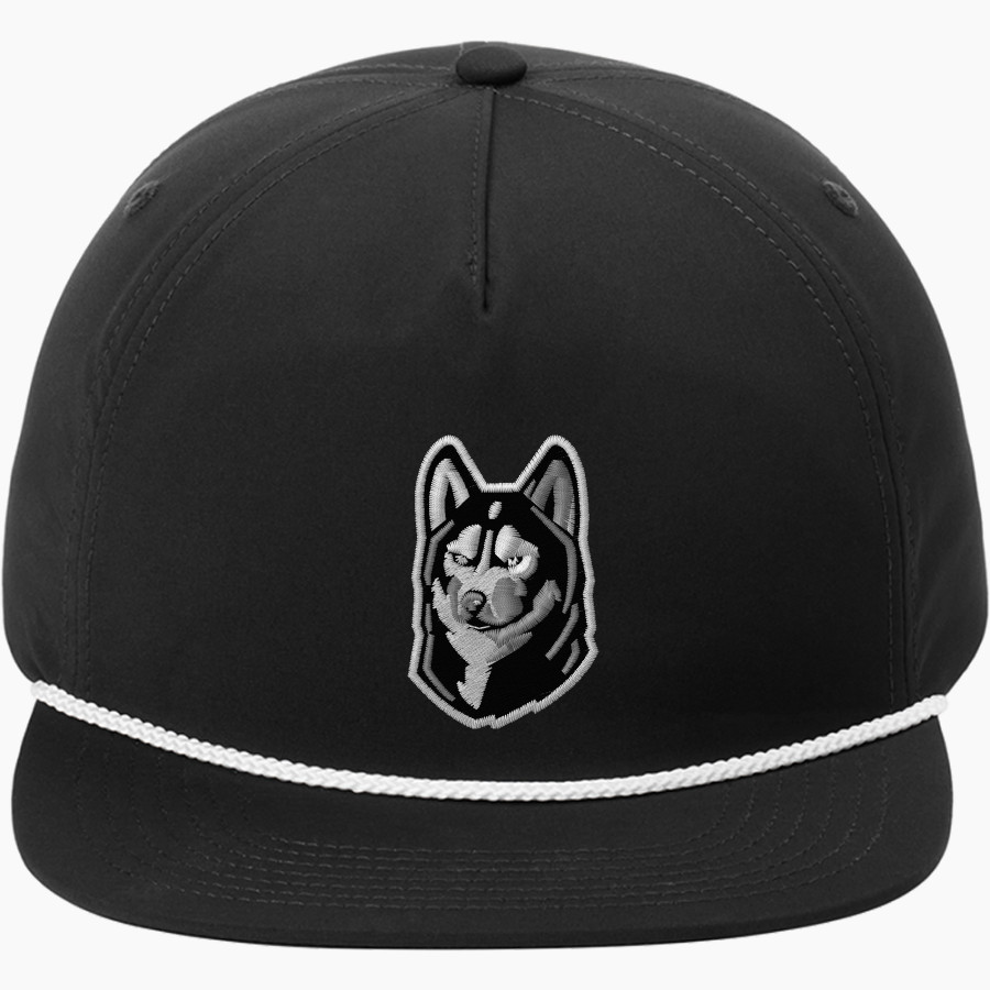 HIGHLAND HIGH SCHOOL HUSKIES Port Authority 5-Panel Poly Rope Cap