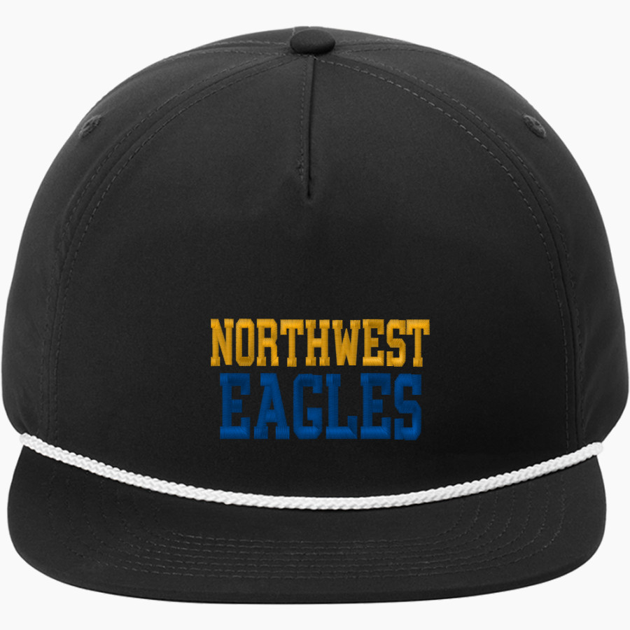 Northwest University Eagles Online Store Port Authority 5-Panel Poly Rope Cap