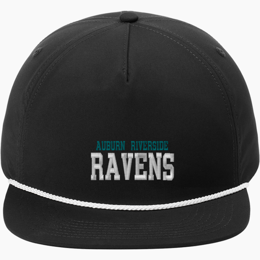 AUBURN RIVERSIDE HIGH SCHOOL RAVENS <span class="pdp-name-mascot">AUBURN RIVERSIDE RAVENS</span> Port Authority 5-Panel Poly Rope Cap