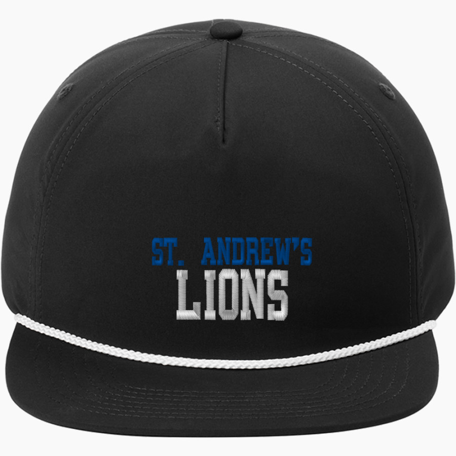 St. Andrew's Lions Port Authority 5-Panel Poly Rope Cap