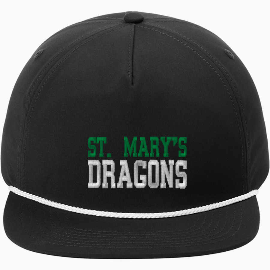 St. Mary's Dragons <span class="pdp-name-mascot">St. Mary's Dragons</span> Port Authority 5-Panel Poly Rope Cap