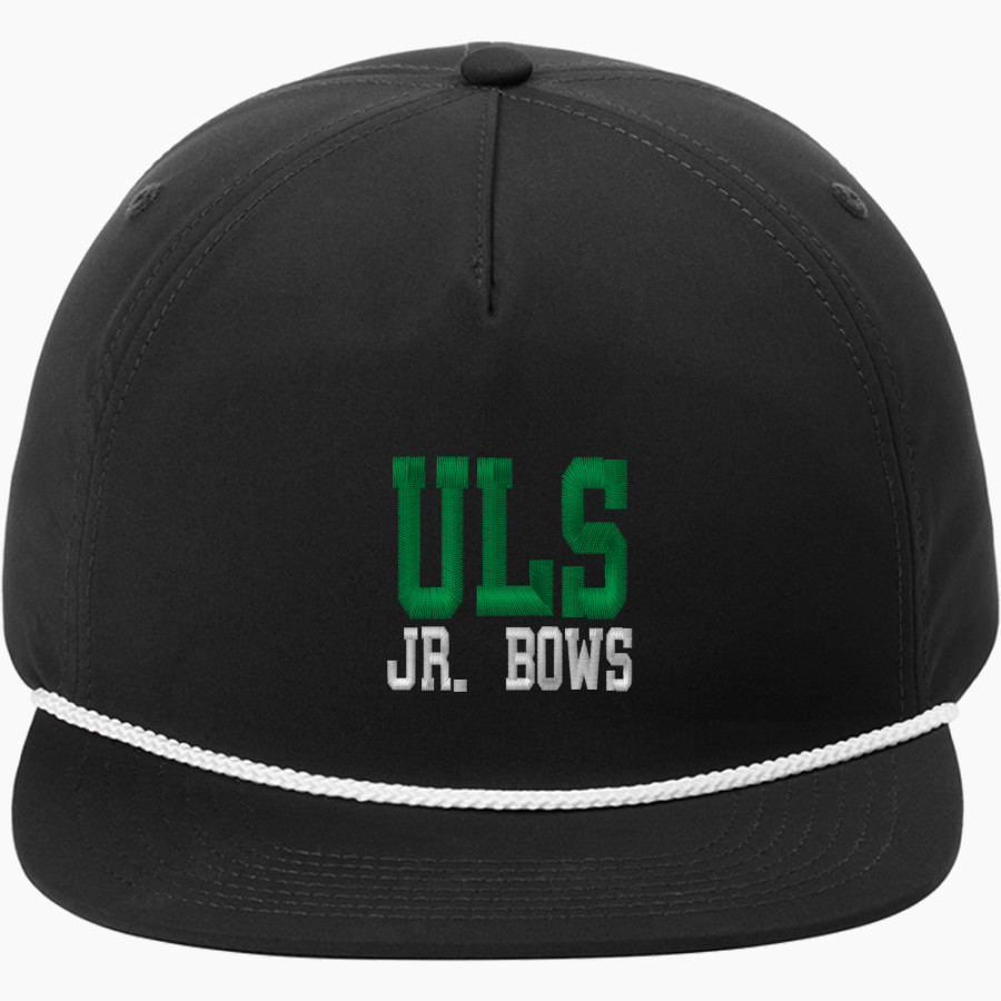 ULS Jr. Bows <span class="pdp-name-mascot">Junior Rainbows</span> Port Authority 5-Panel Poly Rope Cap