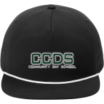 Clovis Eagles <span class="pdp-name-mascot">Clovis Community Day School Eagles</span> Port Authority 5-Panel Poly Rope Cap Front Thumbnail