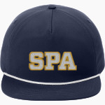St. Paul Academy & Summit School Spartans Port Authority 5-Panel Poly Rope Cap Front Thumbnail