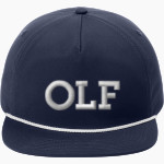 Our Lady of Fatima Falcons <span class="pdp-name-mascot">Our Lady of Fatima Parish School Falcons</span> Port Authority 5-Panel Poly Rope Cap Front Thumbnail