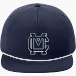 Marin Catholic Wildcats Port Authority 5-Panel Poly Rope Cap Front Thumbnail