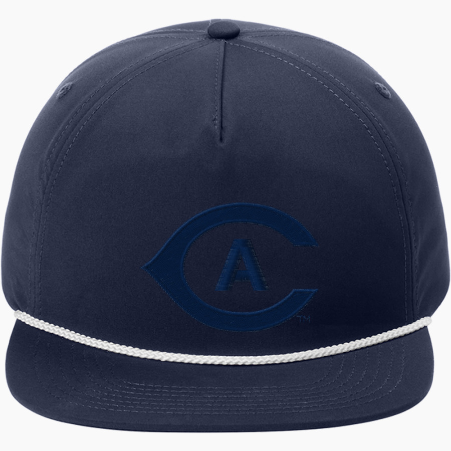 Aggie Sideline Store UC Davis Port Authority 5-Panel Poly Rope Cap