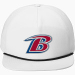 Bondurant Braves Port Authority 5-Panel Poly Rope Cap Front Thumbnail