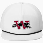 WILMOT UNION HIGH SCHOOL PANTHERS <span class="pdp-name-mascot">WILMOT PANTHERS</span> Port Authority 5-Panel Poly Rope Cap Front Thumbnail