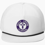 Holy Cross Crusaders Port Authority 5-Panel Poly Rope Cap Front Thumbnail