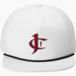 Jupiter Christian Eagles <span class="pdp-name-mascot">Jupiter Eagles</span> Port Authority 5-Panel Poly Rope Cap Front Thumbnail