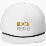 OLMCA Wildcats Port Authority 5-Panel Poly Rope Cap Front Thumbnail