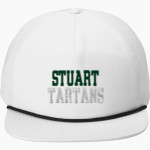 Stuart Tartans Port Authority 5-Panel Poly Rope Cap Front Thumbnail