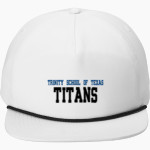 TRINITY SCHOOL OF TEXAS TITANS Port Authority 5-Panel Poly Rope Cap Front Thumbnail