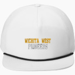 WICHITA WEST HIGH SCHOOL PIONEERS <span class="pdp-name-mascot">WICHITA WEST PIONEERS</span> Port Authority 5-Panel Poly Rope Cap Front Thumbnail