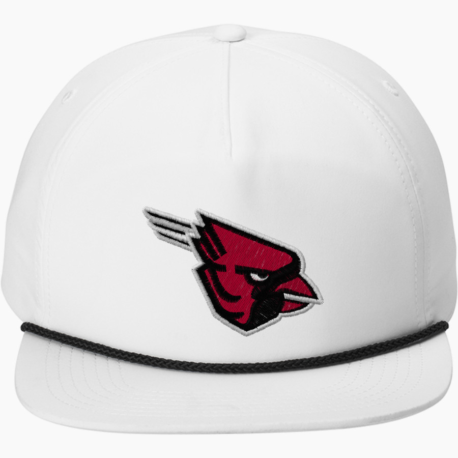 FORRESTON HIGH SCHOOL CARDINALS <span class="pdp-name-mascot">FORRESTON CARDINALS</span> Port Authority 5-Panel Poly Rope Cap