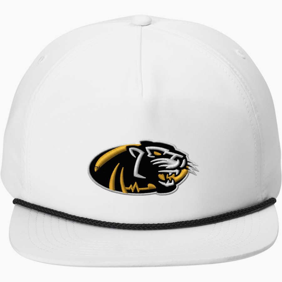 CHATTAHOOCHEE COUNTY HIGH SCHOOL PANTHERS Port Authority 5-Panel Poly Rope Cap