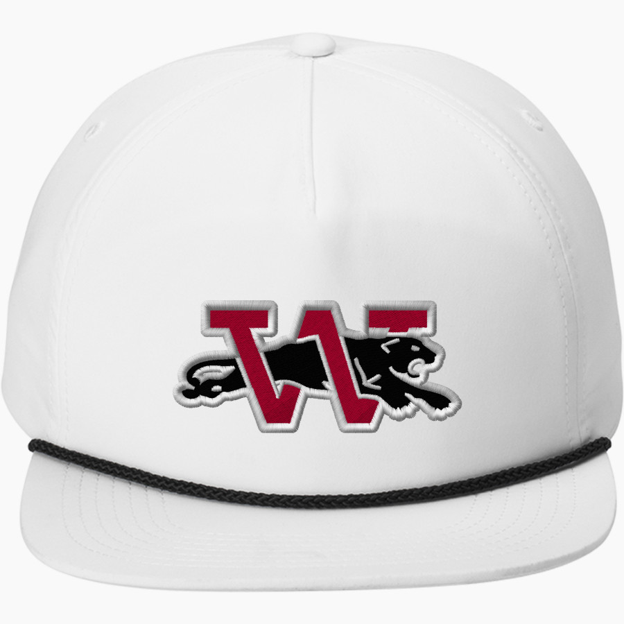 WILMOT UNION HIGH SCHOOL PANTHERS <span class="pdp-name-mascot">WILMOT PANTHERS</span> Port Authority 5-Panel Poly Rope Cap