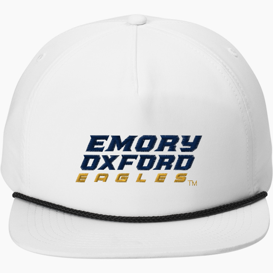Oxford College of Emory University Eagles <span class="pdp-name-mascot">Oxford College of Emory University Eagles</span> Port Authority 5-Panel Poly Rope Cap
