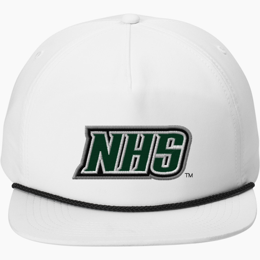 NEW HAMPTON HUSKIES <span class="pdp-name-mascot">NEW HAMPTON SCHOOL HUSKIES</span> Port Authority 5-Panel Poly Rope Cap