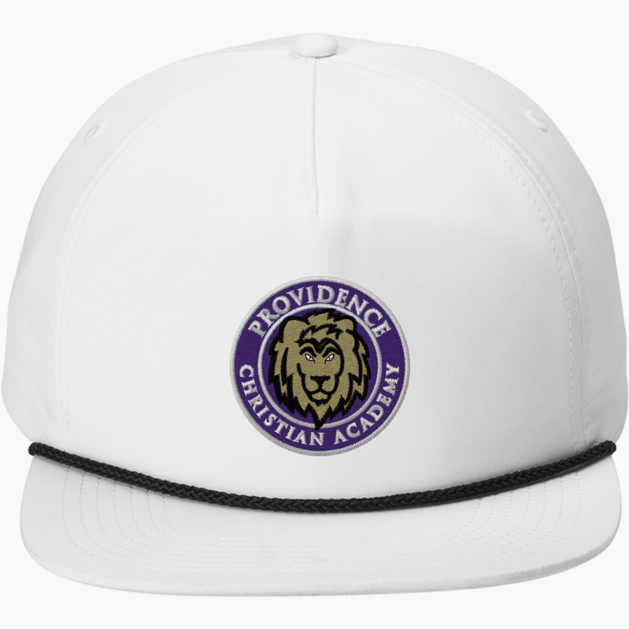Providence Christian Academy Lions <span class="pdp-name-mascot">Providence Christian Academy Lions</span> Port Authority 5-Panel Poly Rope Cap