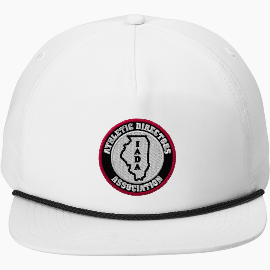 Illinois Athletic Director Association <span class="pdp-name-mascot">Illinois Athletic Director Association</span> Port Authority 5-Panel Poly Rope Cap