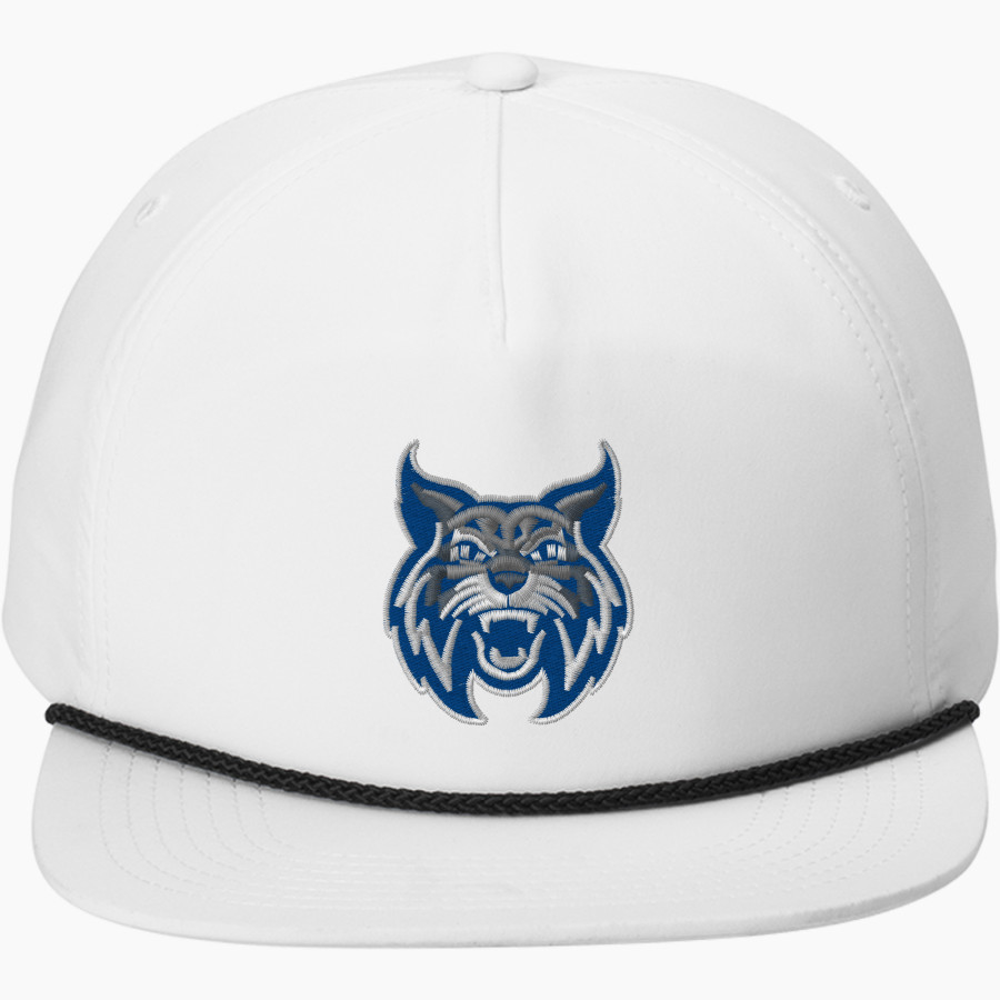 WELCH HIGH SCHOOL WILDCATS <span class="pdp-name-mascot">WELCH WILDCATS</span> Port Authority 5-Panel Poly Rope Cap
