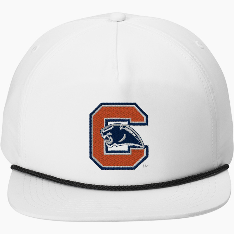 CHAPMAN PANTHERS SIDELINE STORE <span class="pdp-name-mascot">CHAPMAN PANTHERS</span> Port Authority 5-Panel Poly Rope Cap