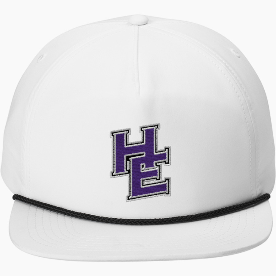 HYDRO-EAKLY HIGH SCHOOL BOBCATS Port Authority 5-Panel Poly Rope Cap