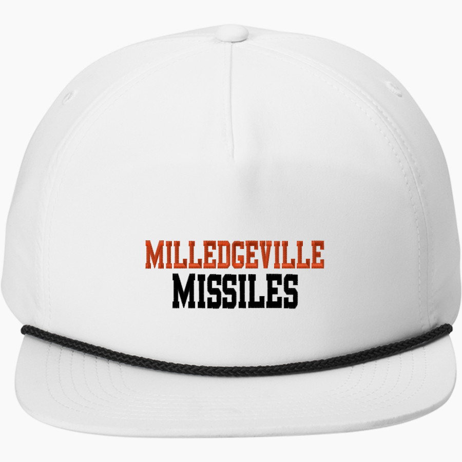 Milledgeville Missiles <span class="pdp-name-mascot">Milledgeville High School Missiles</span> Port Authority 5-Panel Poly Rope Cap