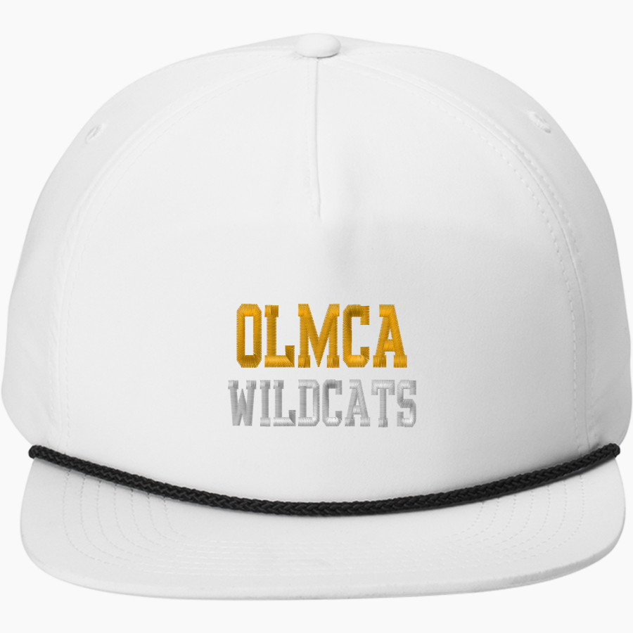 OLMCA Wildcats Port Authority 5-Panel Poly Rope Cap