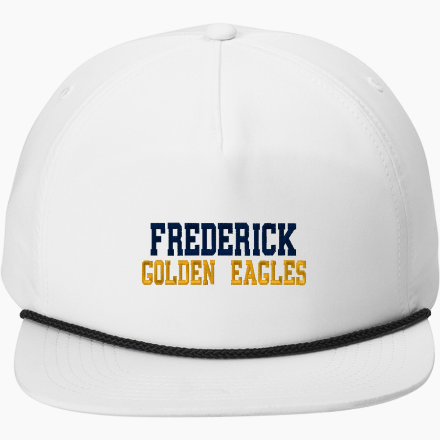 FREDERICK HIGH SCHOOL GOLDEN EAGLES <span class="pdp-name-mascot">FREDERICK GOLDEN EAGLES</span> Port Authority 5-Panel Poly Rope Cap